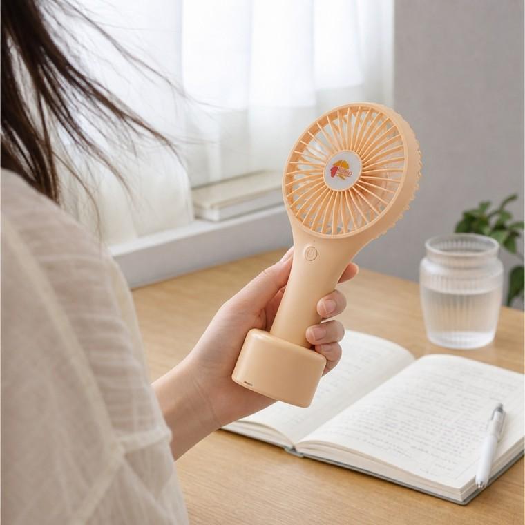 휴대용선풍기 거치대포함 USB케이블포함 핸디형 탁상용 미니선풍기