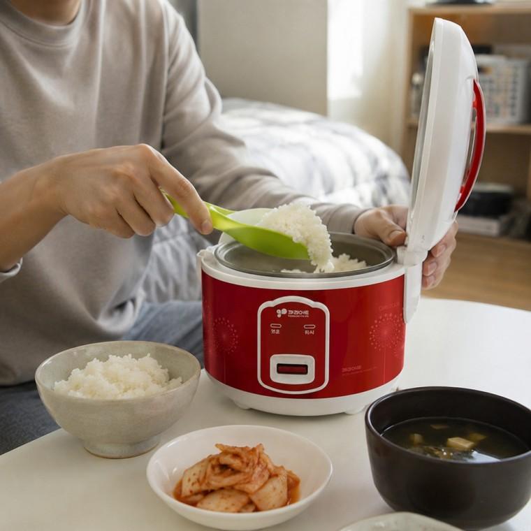 전기밥솥 미니밥솥 원터치쾌속취사 보온 찜요리 분리형내솥뚜껑 3인용