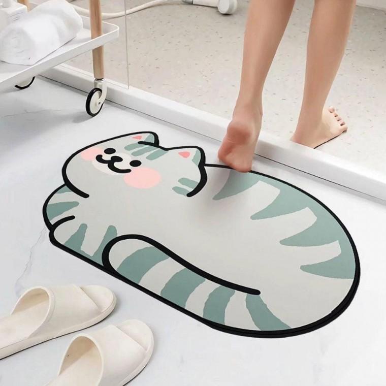 캐릭터 규조토 흡수 매트 발매트 물기 욕실