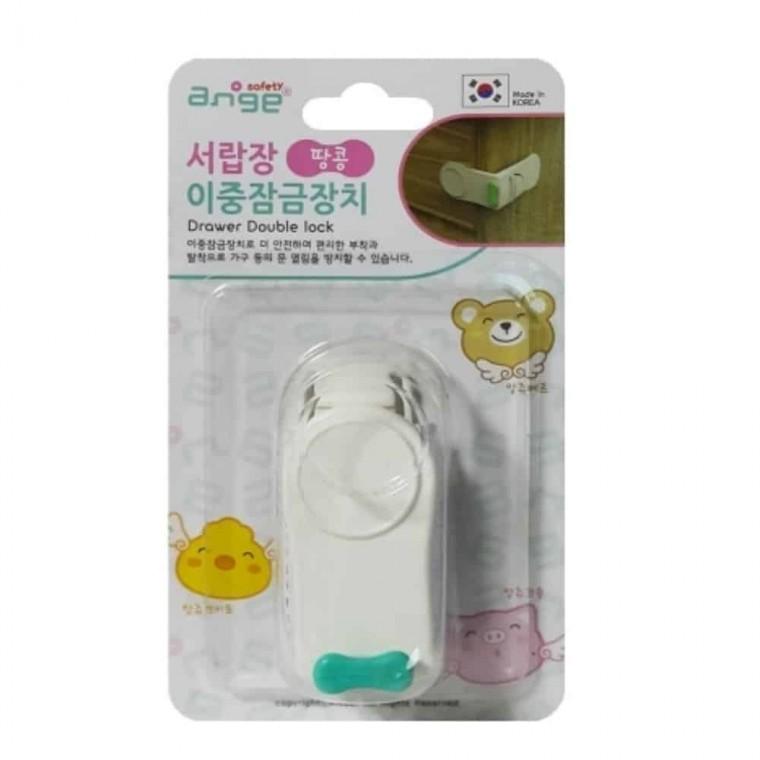 열림방지 이중잠금락 유아잠금장치 서랍안전장치 서랍장잠금장치 도어잠금장치