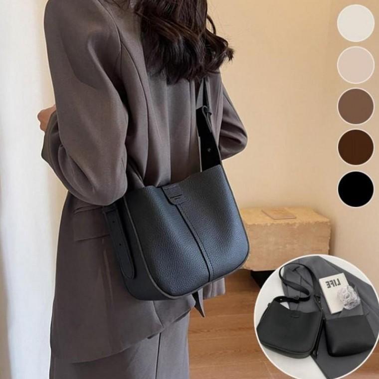 크로스백 파우치 포함 레더 일상 대 여성출퇴근