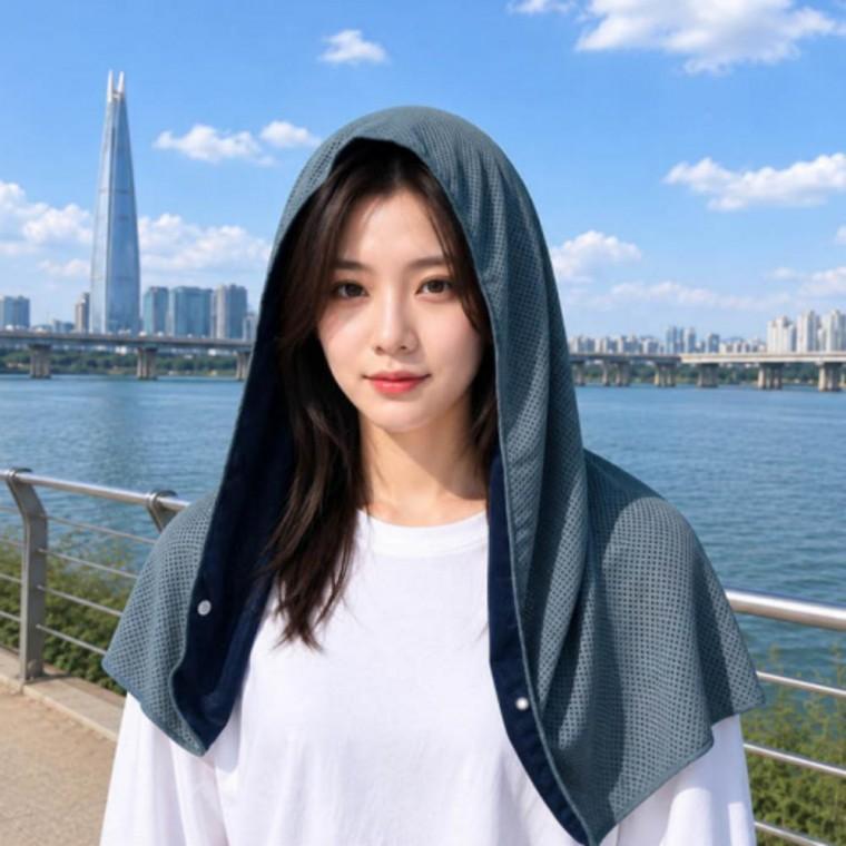 러닝 등산 헬스 냉감 스포츠 후드 수건 쿨링 타올 타월