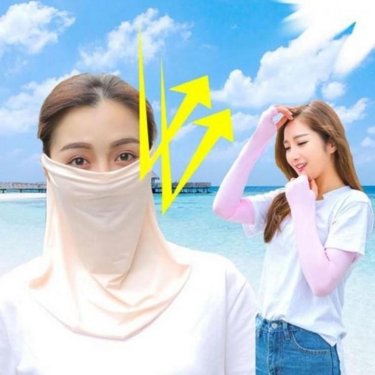 냉감 스포츠 자외선차단마스크 귀걸이 쿨 마스크 햇빛차단 팔토시 여름 여름마스크 자전거