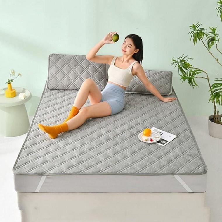 여름 가족용 메쉬 쿨매트 냉감 통풍 침대 1.8x2m