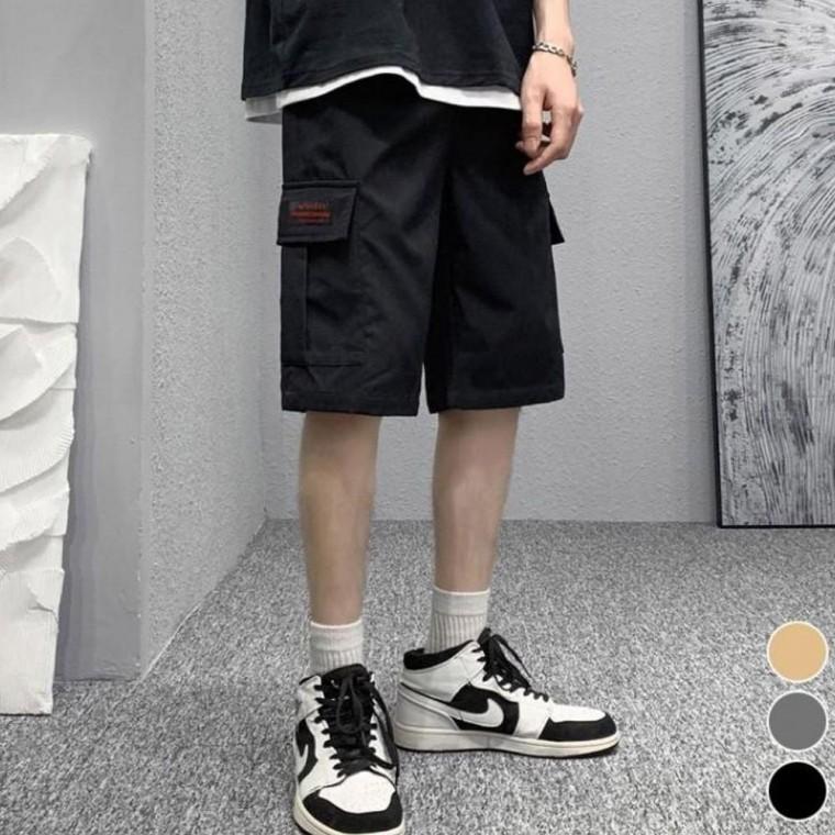 밴딩 카고 캐주얼 반바지 반 카코 남성 바지 여름 아이스반 남자스판반 냉감