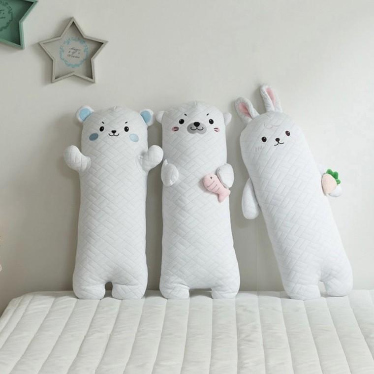 아이스 동물쿠션 알러텍트수달 곰 토끼 냉감 소재 피부 무자극 cstco