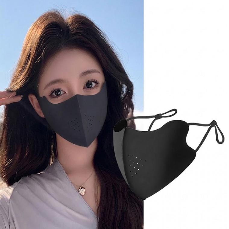 HS끈조절이 가능한 아이스실크 새부리마스크 귀걸이형 페이스 마스크 냉감마스크