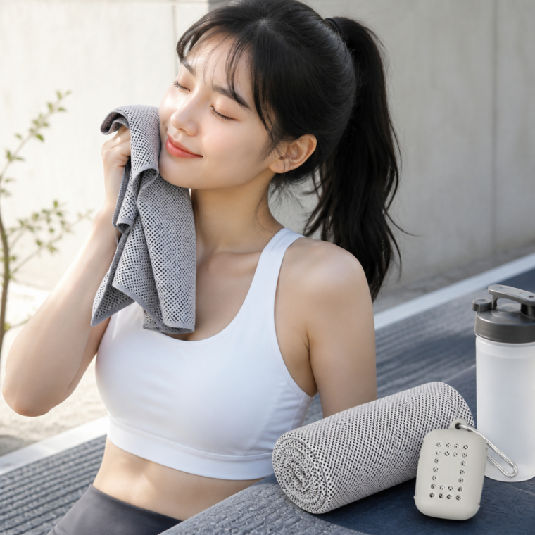 냉감 수건 쿨타월 30x80 사이즈 여름 스포츠 타올
