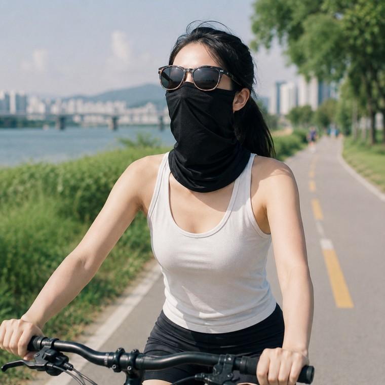 올메쉬 냉감 자외선차단 쿨마스크 자전거 라이딩용 페이스커버