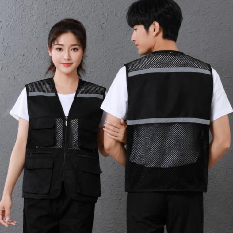 남성 다용도 작업 쿨 냉감 낚시 작업복 멀티 조끼
