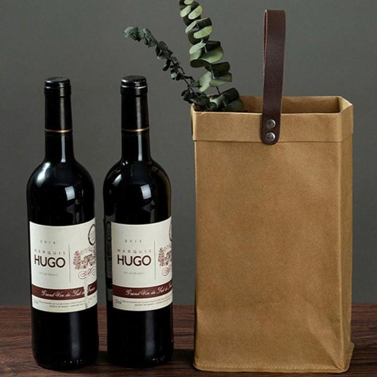 와인 수납백 케이스 홀더 파우치 선물 포장 2구 와인백 가방 캐리어 악세서리 보관함