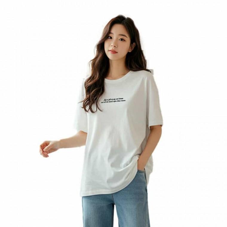 여자 반팔티 여름 베이직티셔츠 오버티셔츠 여성티셔츠 예쁜티 데일리티셔츠