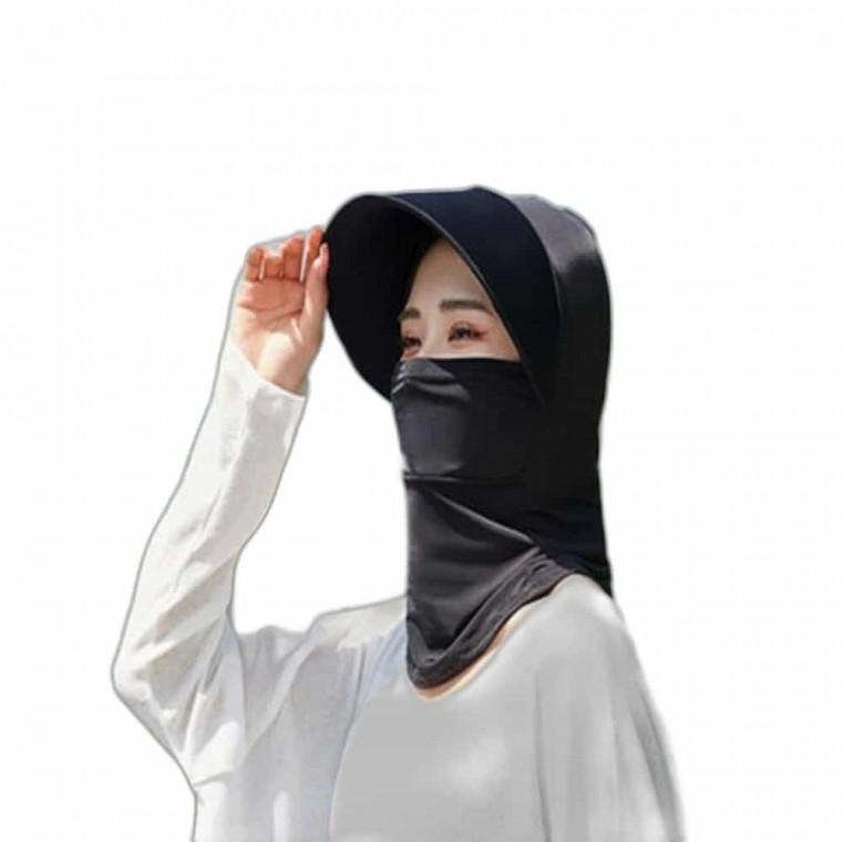 1+1 얼굴 가리개 모자 여름얼굴가리개 여름얼굴마스크 여름모자 자외선차단쿨링마스크 얼굴보호마스크