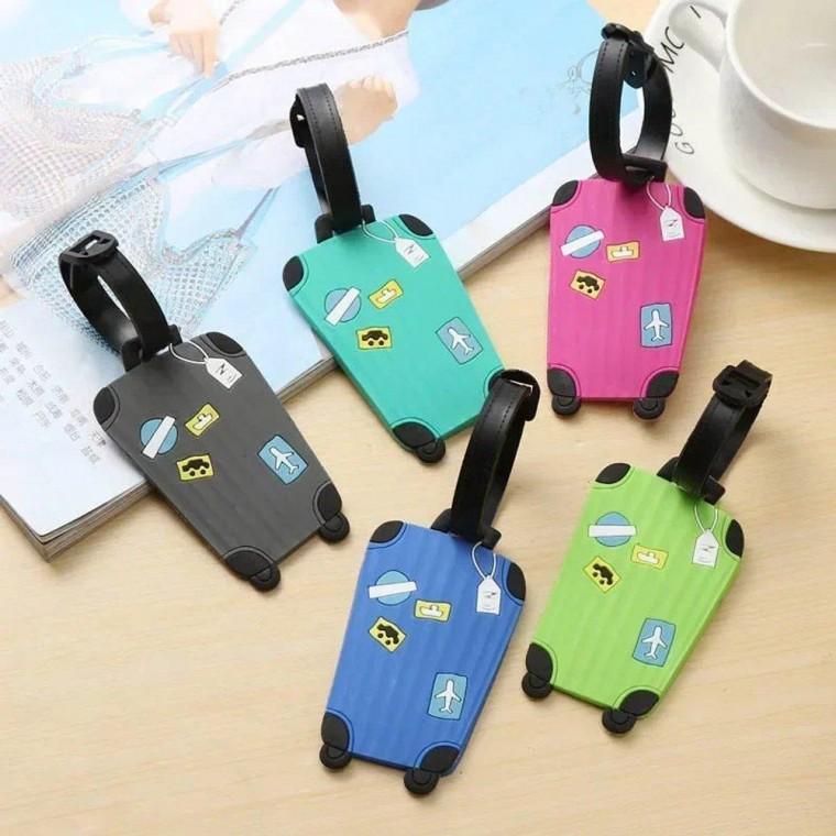 사이노텍 수화물태그 가방 PVC 네임택 꼬리표 라벨 그린 차량번호판 태그