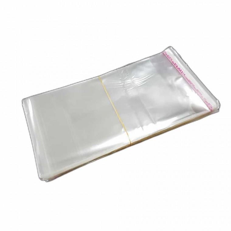 투명 접착 비닐 봉투 200장 13x21+4 포장봉투 악세사리포장비닐 OPP포장지 사탕봉투 빵비닐