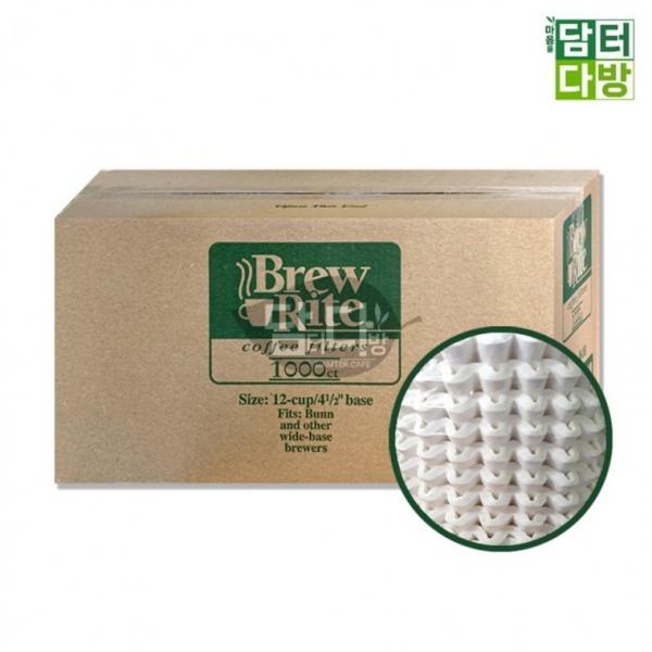 (무배) Brew Rite 원형여과지 48번 1BOX (1000매)