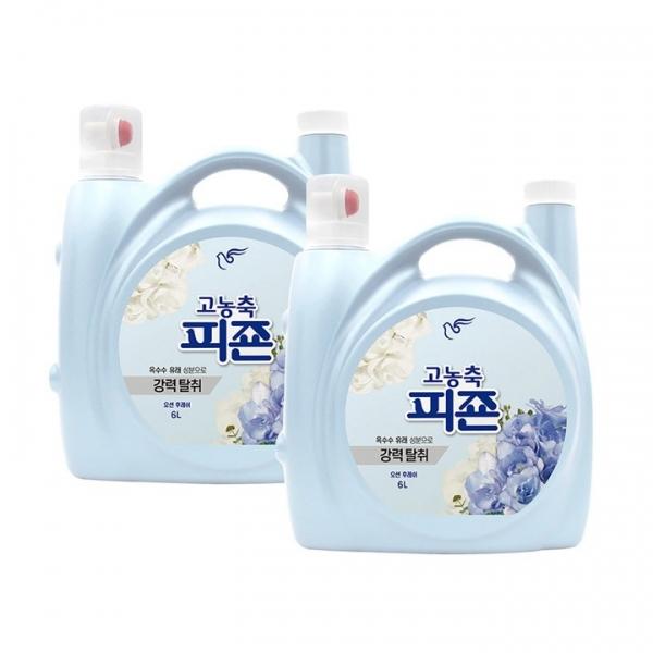 피죤 리치퍼퓸 섬유유연제 오션후레쉬 6L x 2