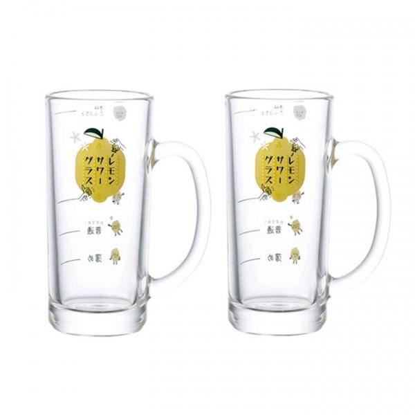 도요사사키 레몬 머그 글라스 2P