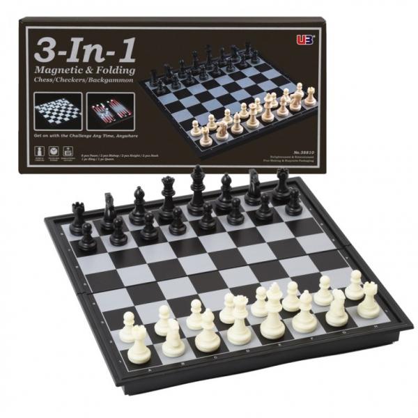 접이식 자석 체스판(31cmX31cm)체커 백개먼 3in1 보드게임