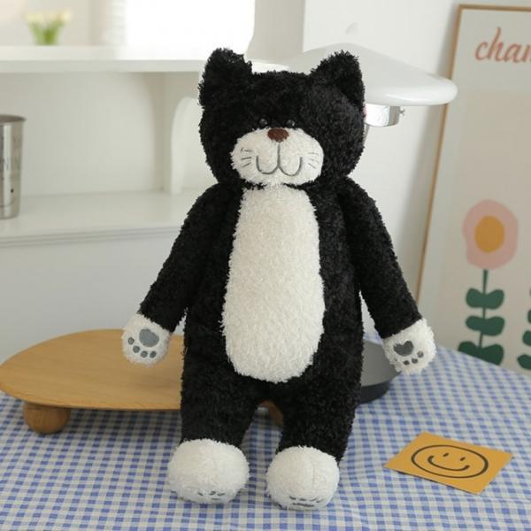 검은 고양이 애착 인형 바디필로우 [50cm 까만 검정 냥 여친 냥이 집사 선물 봉제 대형 자취생 수면인형]