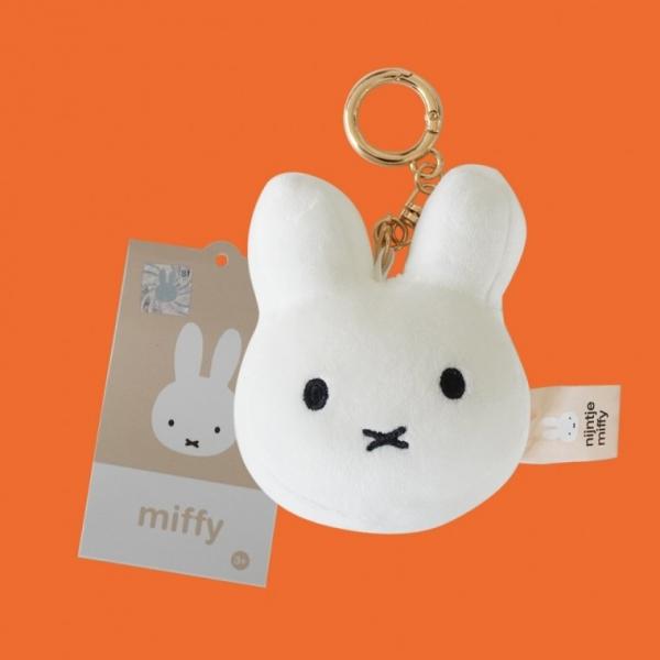 미피 토끼 얼굴 인형 키링 MIFFY [정품 귀여운 백꾸 백참 가꾸 가방 백팩 열쇠 고리 키홀더]