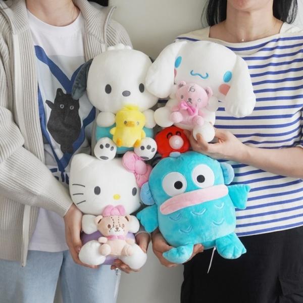 마스코트 허깅 인형 25cm [정품 한교동 시나모롤 포차코 키티  캐릭터 시나몬롤 포챠코]