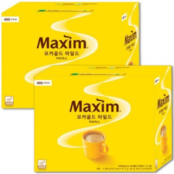 맥심 모카골드 커피믹스 400Tx2개