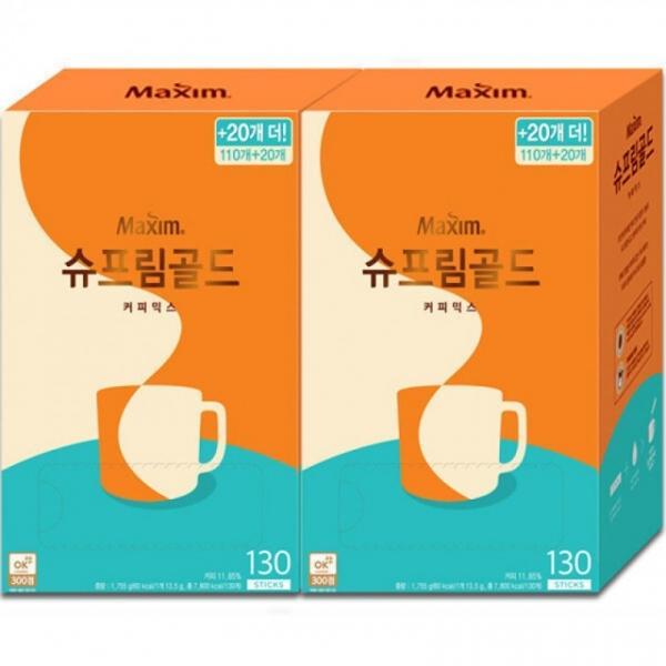맥심 슈프림골드 커피믹스 130Tx2개