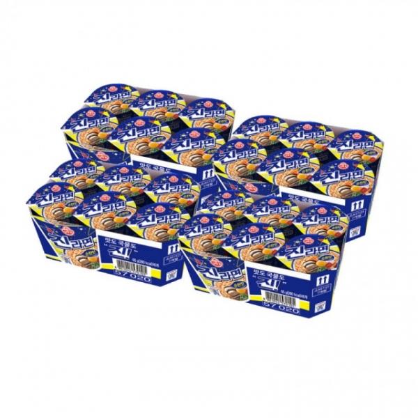오뚜기 진라면 순한맛 소컵(65g6개입) x 4팩(총24개입)