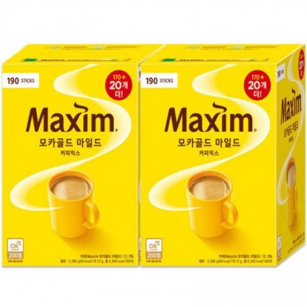동서맥심 모카골드 커피믹스 190Tx2개