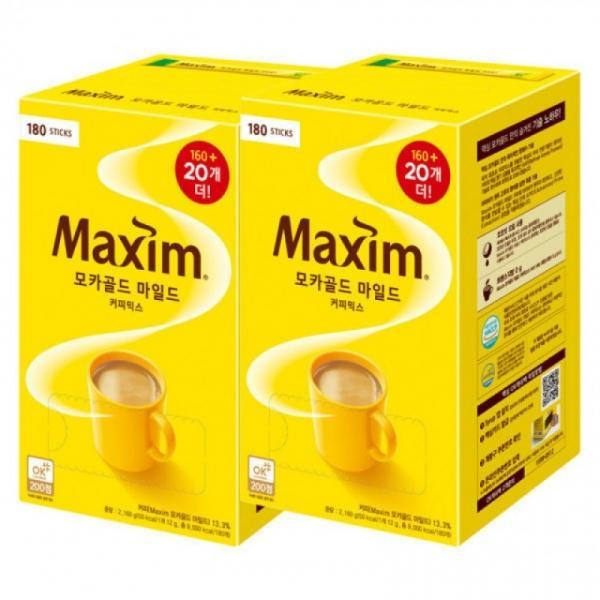 맥심 모카골드 커피믹스 180Tx2