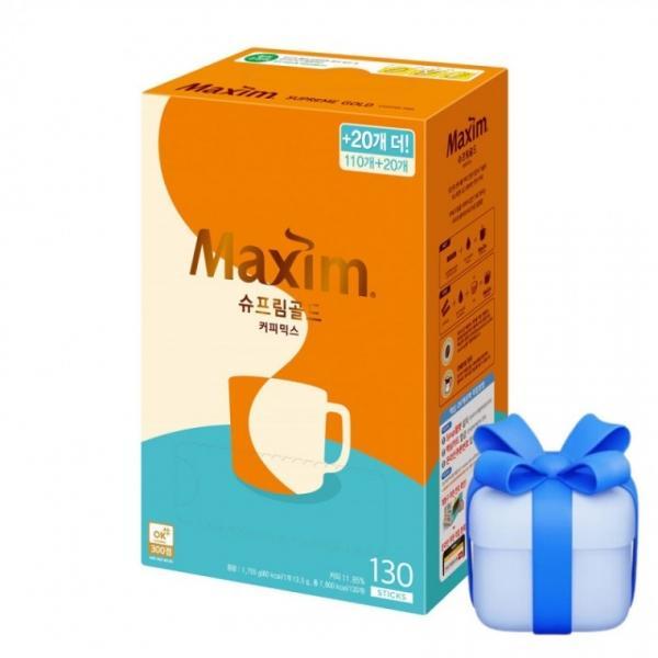 동서식품 맥심 슈프림골드커피믹스 130T