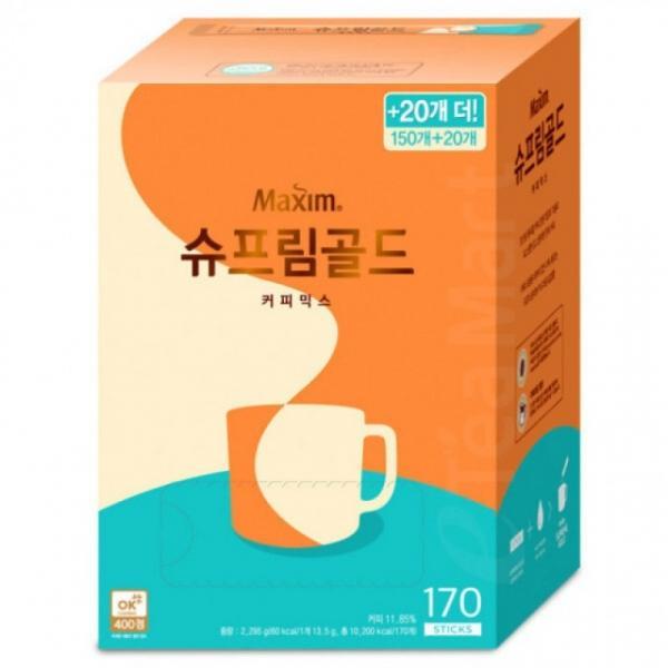 동서맥심 슈프림골드 커피믹스 170T 믹스커피