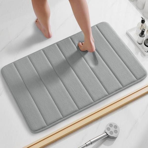 그레이 사각 메모리폼 발매트 50X80cm