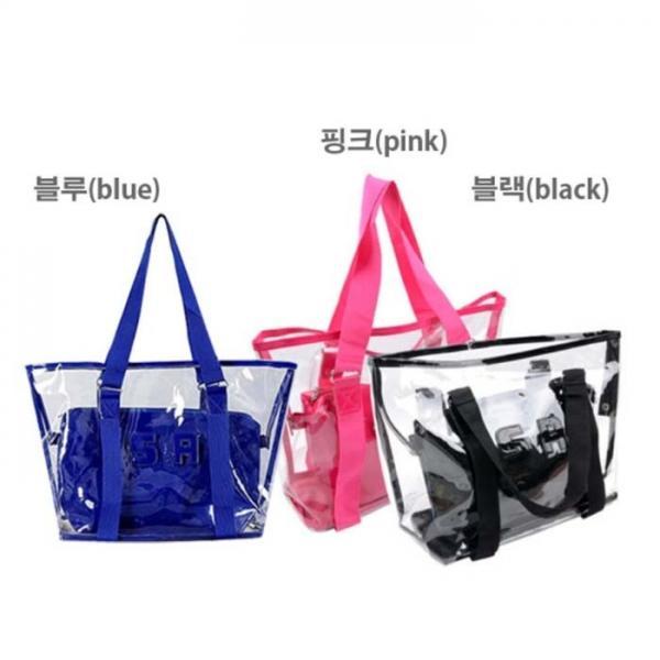 수영장가방 워터파크가방 휴양지가방 비치백 비닐가방 투명가방 여름투명가방 속보이는가방 시스루백