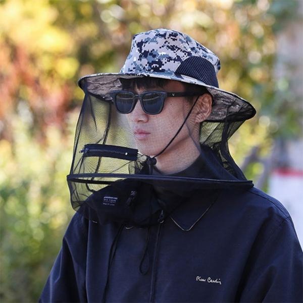 벌초모자 양봉 방충모 벌방지 벌레차단 벌망 모자