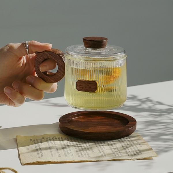 귀여운 손잡이 내열유리컵 베베 티머그 300ml