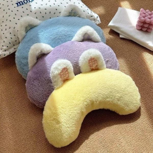 강아지 고양이 잠자리 베개 귀여운 벨벳 목 쿠션 강아지 침대 목쿠션 목보호대 목 고양이 반려동물 애견
