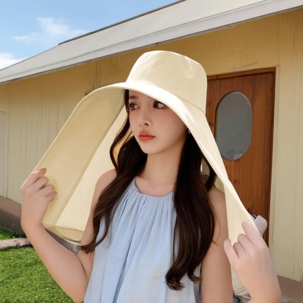 여성 여름모자 챙넓은 햇빛차단 버킷햇 러닝 밭일 작업 썬바이저