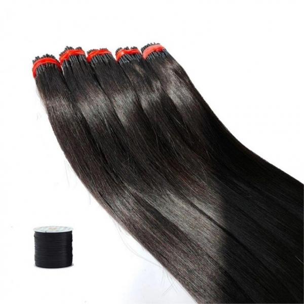 실리콘 팁 붙임머리 100p 45cm 헤어 내추럴 부분 가발 미용실 100 팁 재료 액세서리 여성가발