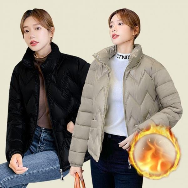 여성 겨울 아우터 누빔 하프 점퍼 방한 다운 패딩 숏 잠바 간절기아우터 여성 누빔 여자 경량 퀼팅 패딩