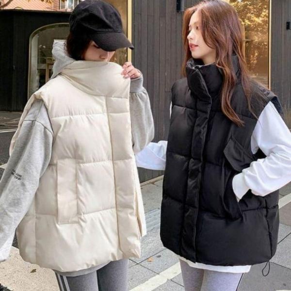 여자패딩조끼 여성패딩조끼 여자패딩조끼 웰론조끼 여성패딩조끼 빅포켓 여자패딩조끼 집업패딩조끼
