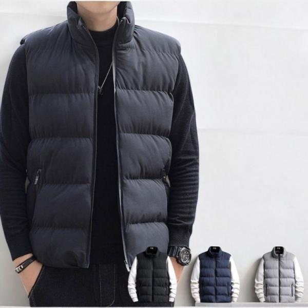 남성 패딩조끼 3color 베르 하이넥 경량패딩 조끼 조끼 여성 남성 후리스 베스트 양면 경량 남자