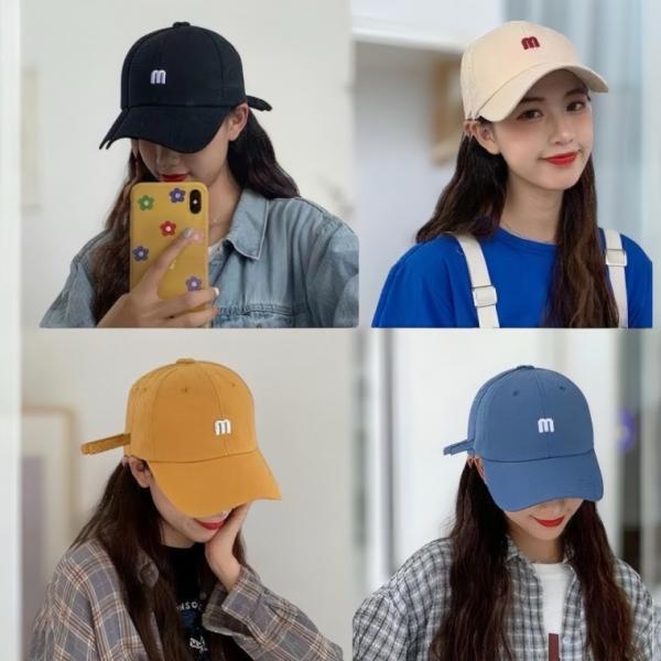 베르 야구모자 빈티지 스트릿 여성야구모자 M Logo 5Color