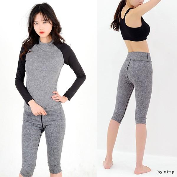 DHO3363 여성래드비치웨어요가7부바지