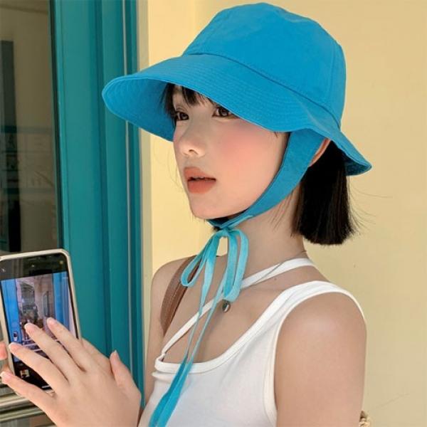 은창]비비드 컬러풀 매듭 벙거지 선캡 모자 선캡 면모자 썬캡 여름 왕골 여름 자외선차단 휴가 비치 여성