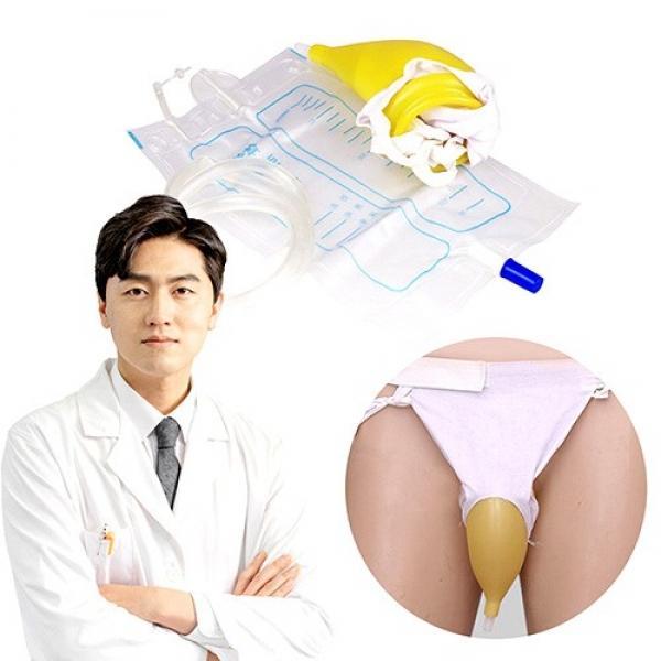 노인 소변 팬티 간병용 소변팩 남성 여성 유린백