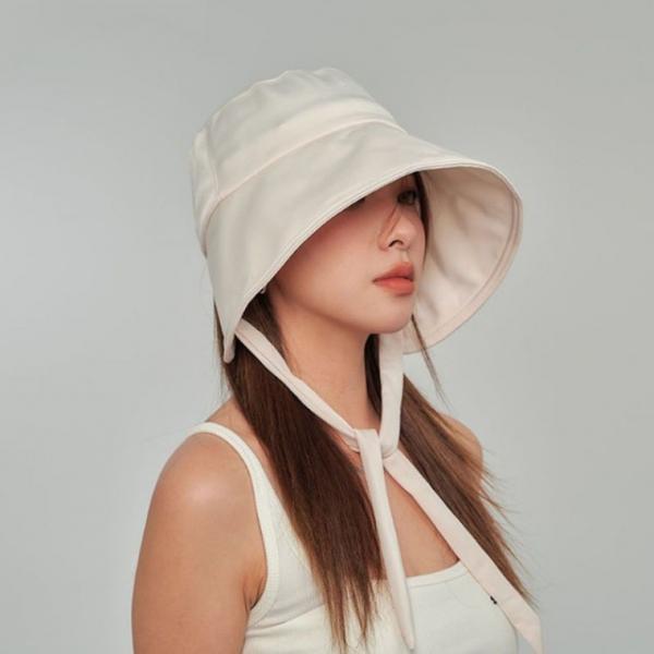 은창]파스텔 와이드 매듭 보닛 모자 벙거지 모자 선캡 모자 썬캡 여름 왕골 여름 자외선차단 여성