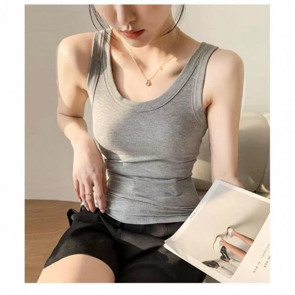 여성 상의 나시 탑 SH136