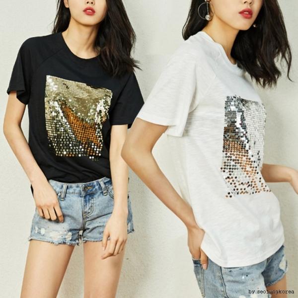 여성 티셔츠 셔츠 여름 반팔 반팔티 티 여자 롱